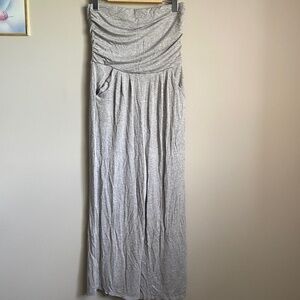 Antistar Women's Gray Sleeveless / Strapless Stretch Jumpsuit Size Medium‎